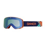 Цвет matte orange/double full blue mirror