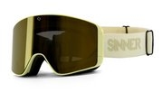 Цвет matte light yellow full gold mir + pink lens