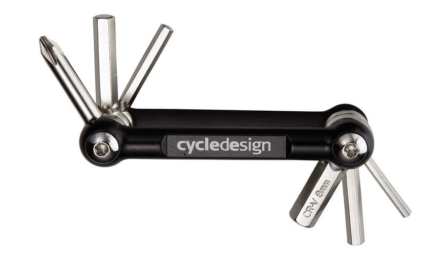 Cycledesign Комплект ключей для велосипеда CYCLEDESIGN 6 Func Alu Cage