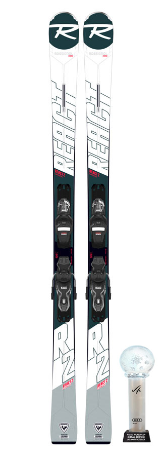 Rossignol REACT 2 +XPRESS 10 GW 2020/2021. Лыжи горные комплект