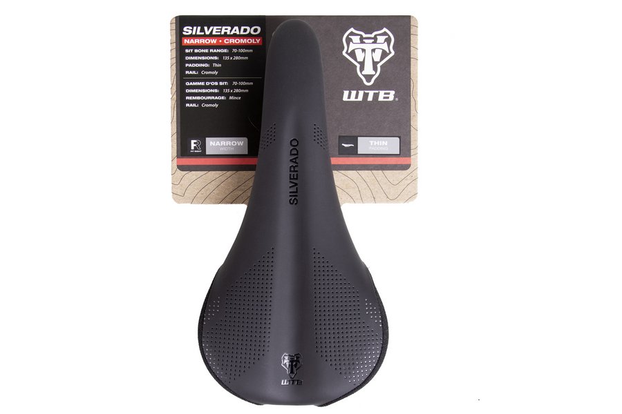 WTB Silverado Cromoly Narrow クロモリレール　サドル WTB SILVERADO CROMOLY NARROW SADDLE \u2013 Legend Bikes
